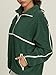 LASLULU Womens Half Quarter Zip Pullover Oversized Sweatshirt Green Sherpa Fleece Jackets Workout Athletic Gym Jacket Warm Fuzzy Sweaters 2025 Fall Winter Fashion Clothes (Green,X-Large)