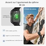 Montre Connectée Homme Femme avec Appels Bluetooth, Écran 1,91″ HD, Fréquence Cardiaque & SpO₂, 120+ Modes Sportifs, Suivi Sommeil & Podomètre, Étanche IP68, Lampe Torche, 2 Bracelets, Android & iOS