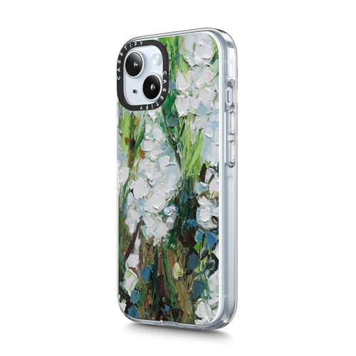 Coque transparente pour iPhone 15 CASETiFY compatible MagSafe motif fleurs - 7