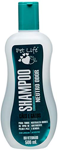 Shampoo Pet Life Neutro Odor Cães e Gatos 500mL