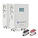 ECO-WORTHY 48V 314Ah (V1) (2 Pack) LiFePO4 Battery, Home Backup Powerwall with 200A PACE BMS & Dual 125A Circuit Breakers, Floor-Standing Design for Off-Grid, Solar, and Whole-Home Energy Storage