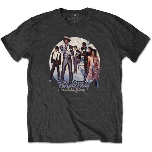 Image of Prince Purple Rain Circle Official Tee T-Shirt Mens Unisex (X-Large)