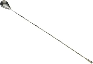Barfly Teardrop Bar Spoon 15.75" Stainless Steel - Professional Cocktail Mixing Tool for Perfect Balance