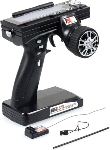 Yangers Flysky GT3B AFHDS, trasmettitore radio a 3 canali + ricevitore radio FS GR3E per giocattoli radiocomandati per auto da corsa RC, barca, elicottero