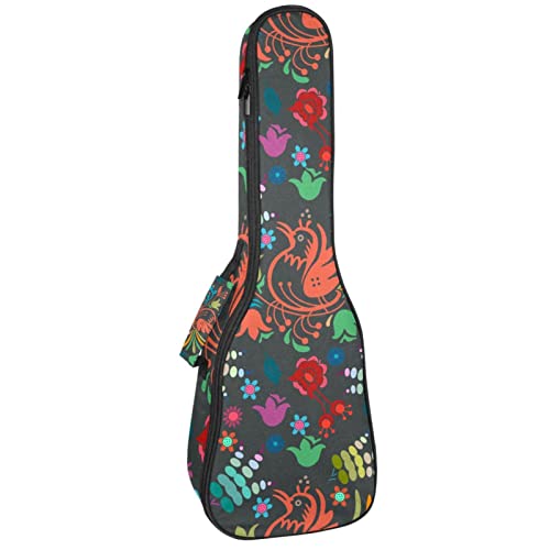 Sac pour ukulélé concert robuste avec rembourrage 10mm antichoc