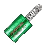 KURSTOL Diamond Mortar Raking Bit - 8mm x 25mm with M14 Thread for Brickwork Joint Mortar Removal Masonry,Stone,Concrete Angle Grinder Bit