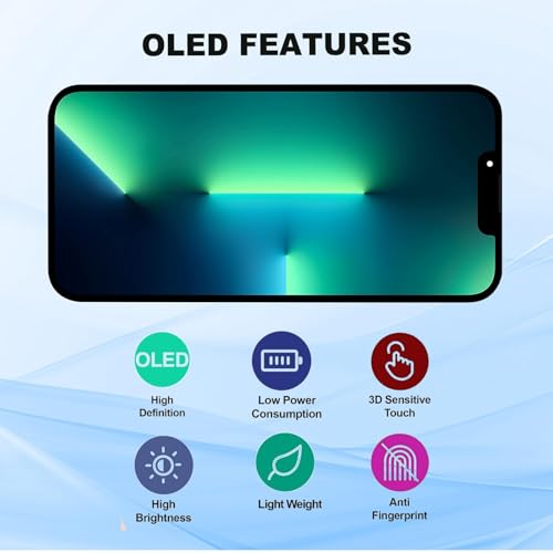 Bloc écran OLED iPhone 13 Pro Max de qualité supérieure avec vitre et adhésif - 3