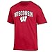 Wisconsin Badgers Adult Arch & Logo Gameday T-Shirt - Red , Large