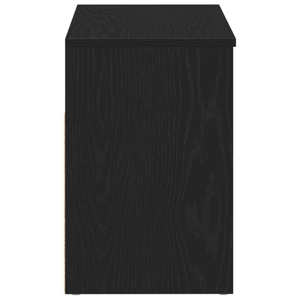 Ławka do butów 80 x 30 x 45 cm, wykonana z drewna