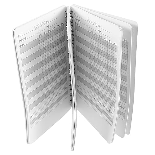Angoily Workout Daily Planner Fitness Exercise Journal Notepad for Home Weight Workout Tracker for Men Women Stylish Design for Health Management