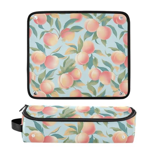 Bolsa organizadora para herramientas de cabello azul clara miniatura 3