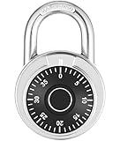 CALIDSUP Combination Padlock 1 Pack, 50 mm (2
