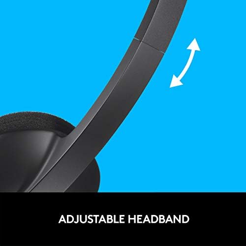 Logitech USB Headset H340, Stereo, USB Headset for Windows and Mac Black - 5