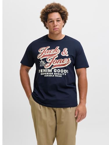 JACK & JONES Male T-Shirt Plus Size Logo T-Shirt – Ansicht 2