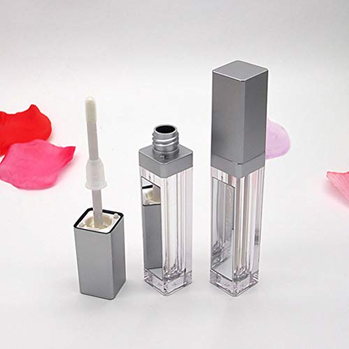 Lurrose Tubo de brilho labial de 3 unidades 7ml Tubo de brilho labial vazio LED frasco de luz labial