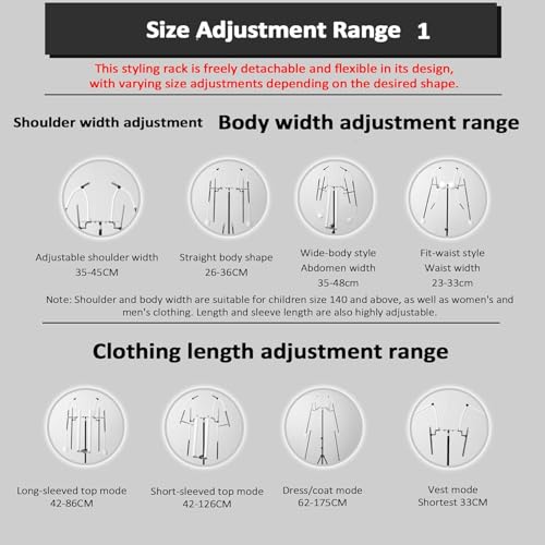 Cintres de présentation réglables pour organiser votre dressing et garde-robe - 5