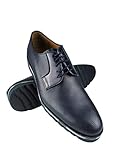  Zerimar Zapatos de Piel para Hombre Zapatos Hombre Elegantes Calzado Hombre Vestir Color Azul Marino Talla 41