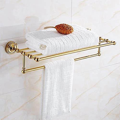 Soporte de papel de latón LIJUCAI con jabonera dorada de pared 2