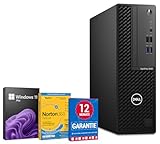 Dell OptiPlex 3080 PC Computer Intel Core i5-10500@ bis zu 4,5 GHz 16 GB 1000 GB SSD mit Windows 11 Pro & GRATIS Bluetooth, WLAN & Antiviren-Software inkl. 12 Monate Garantie (Generalüberholt)