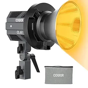 COLBOR CL60 COB Video Light,Power 65W,2700K to 6500K,CRI 97+,Only 550g,Support APP Control