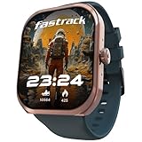 Fastrack Limitless FS2+ Smart Watch, 2.01" UltraVU Display, Functional Crown, SingleSync BT Calling, 110+ Sports Modes, 200+ Smartwatch Faces, Upto 7 Day Battery, AI Voice Assistant (Teal)