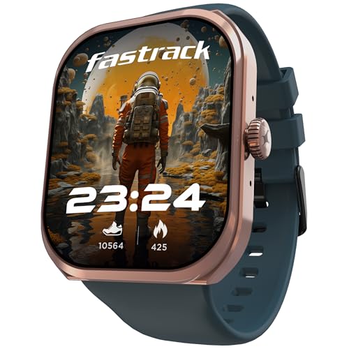 Fastrack Limitless FS2+ Smart Watch, 2.01" UltraVU Display, Functional Crown, SingleSync BT Calling, 110+ Sports Modes, 200+ Smartwatch Faces, Upto 7 Day Battery, AI Voice Assistant (Teal) view 1