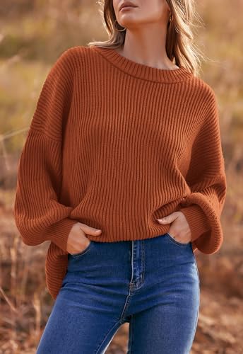 PRETTYGARDEN Womens Sweaters Fall 2025 Oversized Chunky Knitted Pullover Sweater Casual Long Sleeve Crewneck Cute Sweaters4