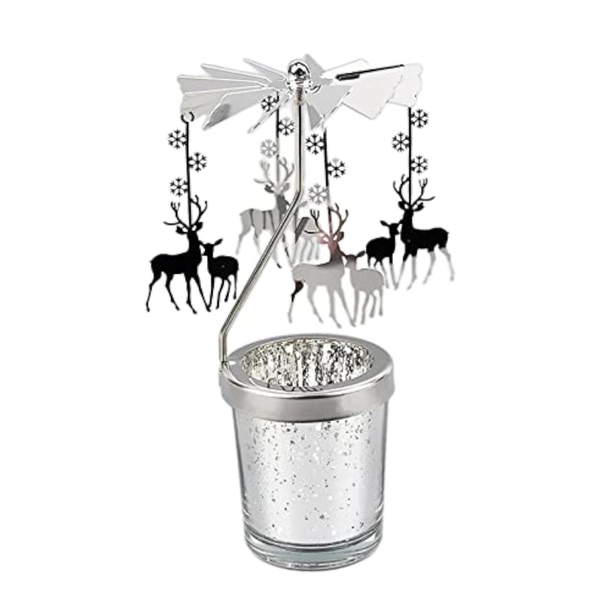 Romantic Rotating Candle Holder, Elk Design