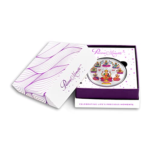 Image of ACPL Precious Moments BIS Hallmarked Ashta Laxmi Silver Coin 999 Pure with Gift Box