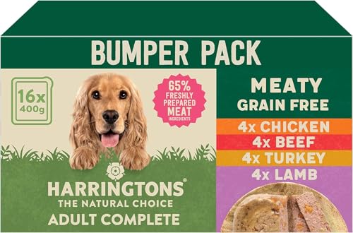 Harringtons Grain Free Adult Dog Food 16x400g