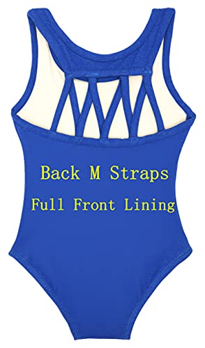 Image of DANSHOW Tank Dance Leotards for Girls,Back M Straps