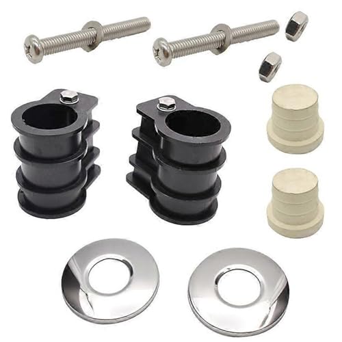 Scaletta per piscina in acciaio inox, set di pezzi di ricambio per uso versatile in interni ed esterni, accessori di ricambio per scaletta da piscina