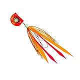 DUEL(デュエル) ルアー タイラバ ソルティー・ラバー スライド 100g OGR F1118-OGR-オレンジレッド 遊動式