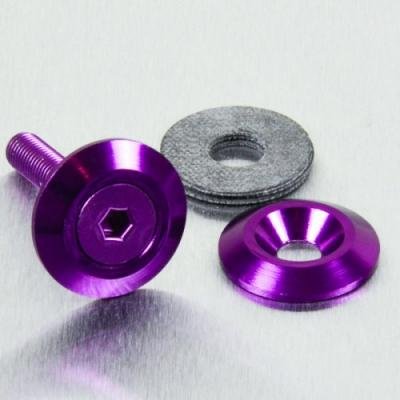 Pro-Bolt Lwac6-22 Lwac6-22-Disco Svasato In Alluminio, M6, Colore: Viola, Lilla