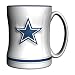 Boelter Brands NFL Dallas Cowboys Sculpted Relief Mug Alternate Color, 14-Ounce, White