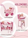 Bayer Chic 2000 501 90 krzesełko dla lalek, różowe Papilio