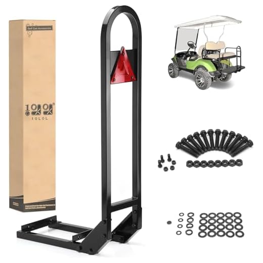 10L0L Rear Seat Grab Bar for Golf Carts