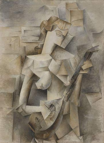 Pablo Picasso Girl with a Mandolin - Poster film