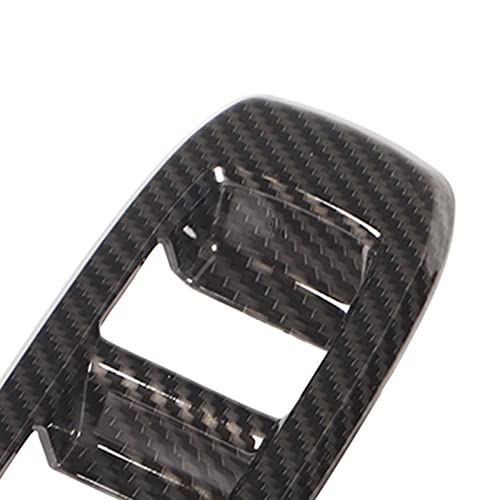 Couvercle de panneau de commande de fenêtre pour Ford Ranger en carbone ABS x4 - 7