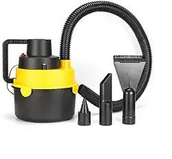 Aspirador de Pó Portátil para Carro, 12V, 90W, Compacto com Alça