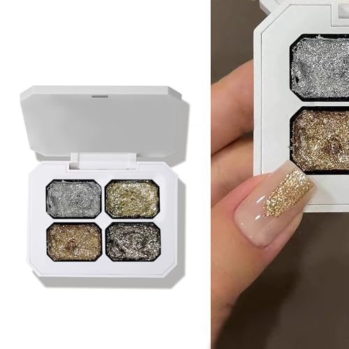 Esmalte en gel multicolor para uñas con brillo metálico miniatura 2