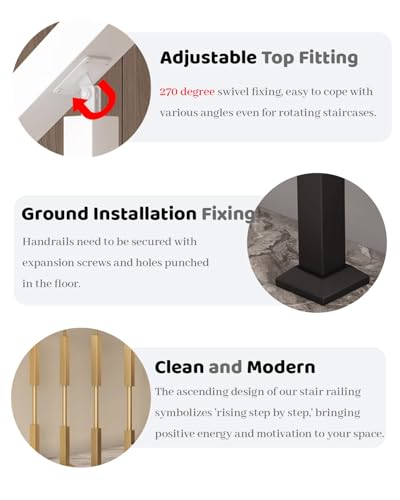 Balaustrada de hierro forjado minimalista para escaleras y pasillos mini 3