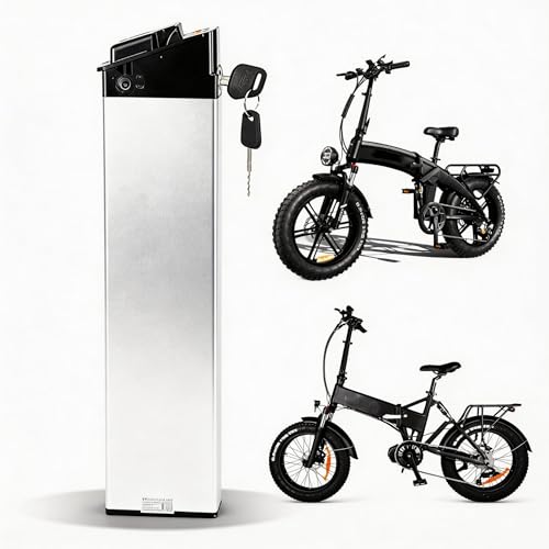Image of eBike Battery 48V 13Ah Lithium Ion Electric Bike Battery Pack with 30A BMS for 250W-1000W Motors, Replacement for SAMEBIKE ENGWE Engine X and More, 54.6V 2A Charger Included, 800+ Cycles
