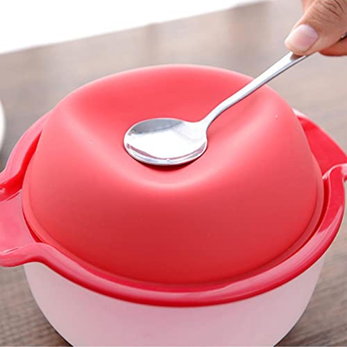 Pomegranate Seed Removal Silicone Pomegranate Bowl Peeling Tool Safes Non Slip Easy To Use Red Juicer Hand Press Wooden (Red, One Size) #TOP6