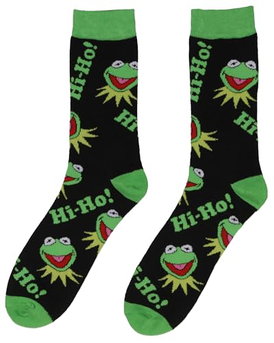 Disney The Muppets Hi Ho Kermit The Frog 2 Pair Crew Socks4