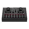WanuigH Audio-mixer USB-audio-interface mixer met instelbaar volume 16 effecten ondersteunt BT-verbinding eenvoudige…