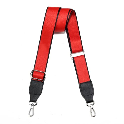 Image of Purse Straps Replacement Crossbody, Universal Wide Shoulder Strap for Bags Adjustable Straps for Handbags (Silvery Hardware)