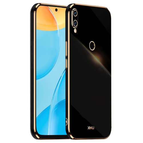 Eassgu [Telaio Elettrolitico Custodia Per Huawei P20 Lite (2018) (5.84" Inches) Cover Protettiva In Morbido Silicone Tpu - Nero