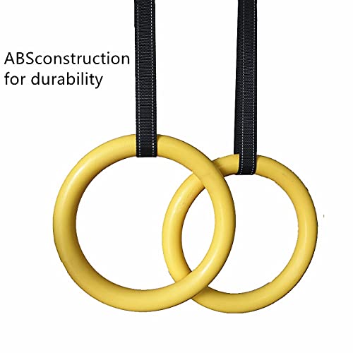 Anillas de Gimnasia ABS con Correas Ajustables y Manijas de Espuma miniatura 2
