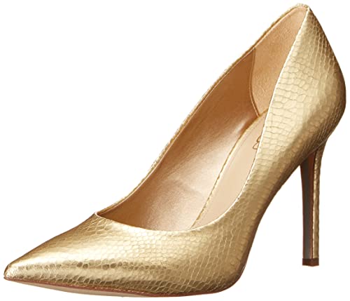 Sam Edelman Hazel - Sandals for Women - Synthetic Insole - Leather Outsole - Low-cut Vamp - High Stiletto Heel Gold 7 W